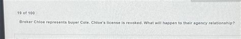 broker chloe represents buyer cole|Solved Which document guarantees a person's right to own .